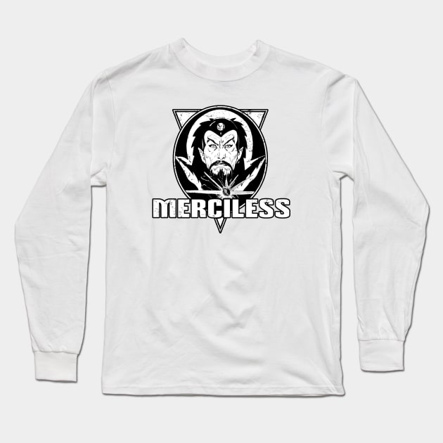 Merciless (Alt Print) Long Sleeve T-Shirt by Nerdology